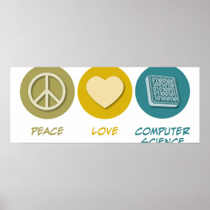 Poster Peace Love Informatique