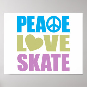 Poster Peace Love Pate