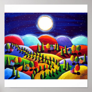 Poster Peace on Earth Paysage Art populaire Imprimer