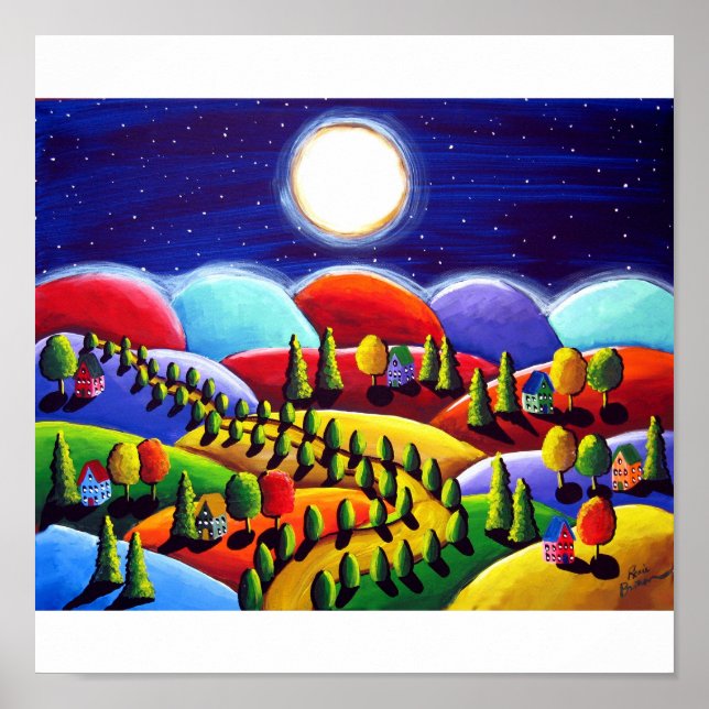 Poster Peace on Earth Paysage Art populaire Imprimer (Devant)