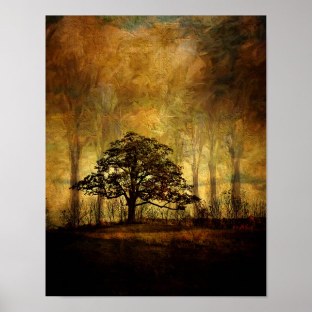 Poster-Peaceful Tree Poster (Front)