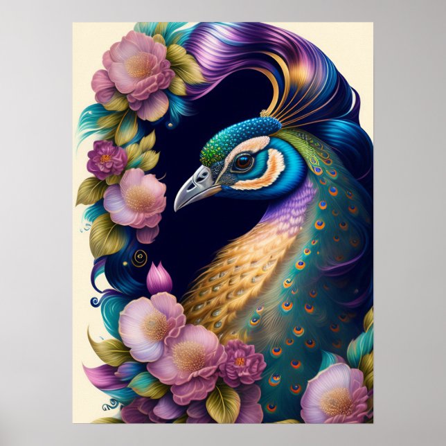 Poster Peacock (Devant)