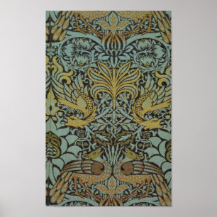 Poster Peacock et Dragon (par William Morris)