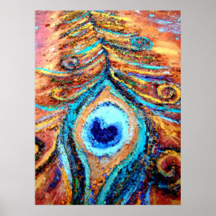 Poster Peacock Feather
