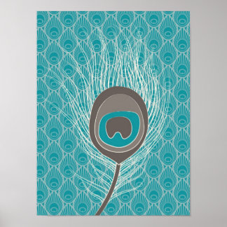 Poster Peacock Feather