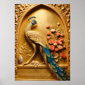 Poster Peacock Plumage - Une explosion de couleur pour vo