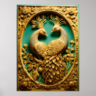 Poster Peacock Splendor - Apporter la nature à l'intérieu