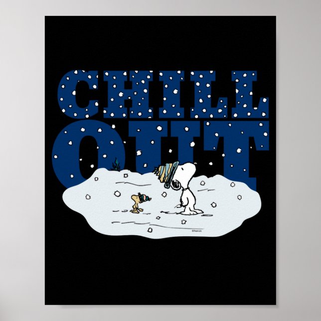 Poster Peanuts Chill Out  (Devant)