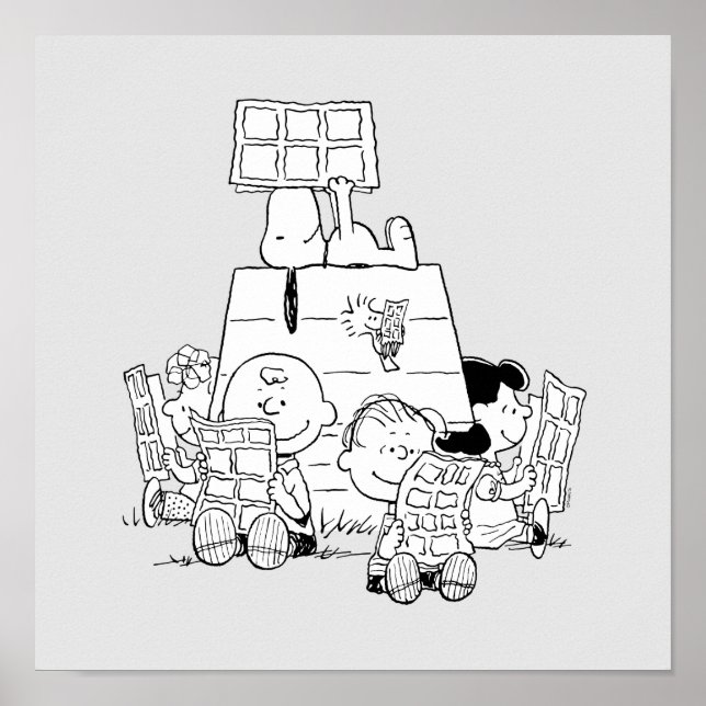 Poster Peanuts Gang Lecture Comics (Devant)
