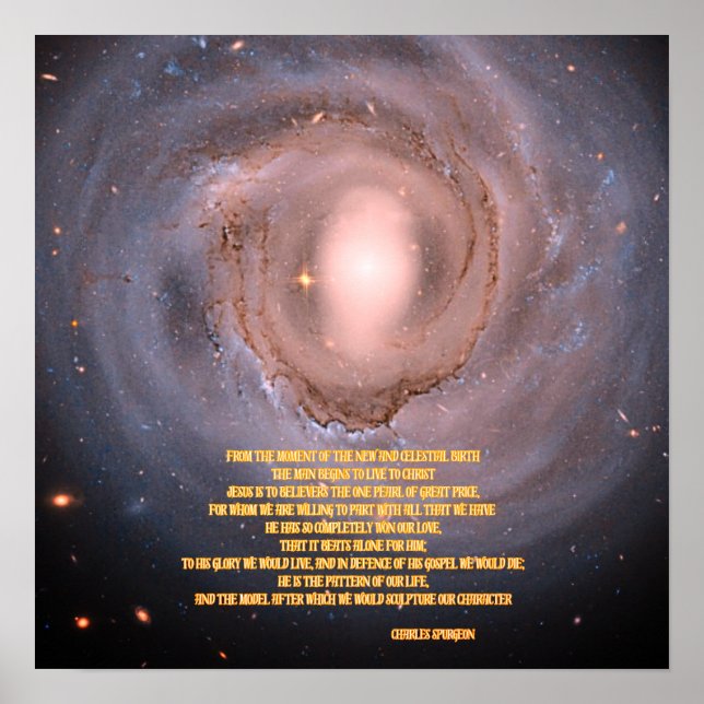Poster Pearl of Great Price Citation de Charles Spurgeon (Devant)