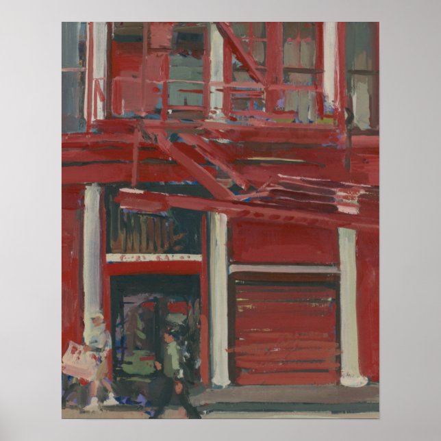 Poster Pearl Paint shop Manhattan (Devant)