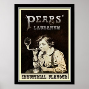 Poster Pear's Laudanum Vintage Ad Imprimer 12 x 16