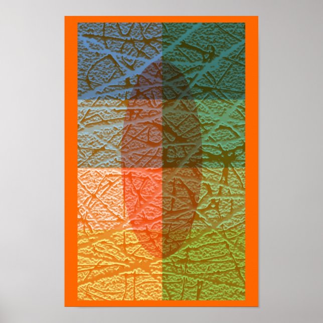 Poster Peau colorée (Devant)