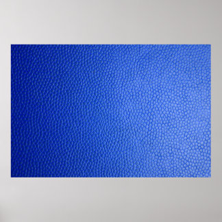 Poster peau en cuir bleu