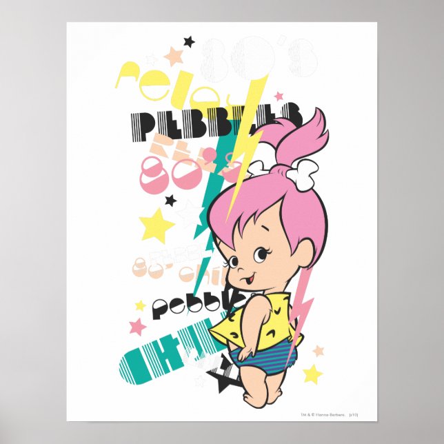 Poster PEBBLES™ 80s Punk (Devant)