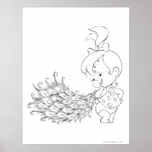 Poster PEBBLES™ Dans Peacock