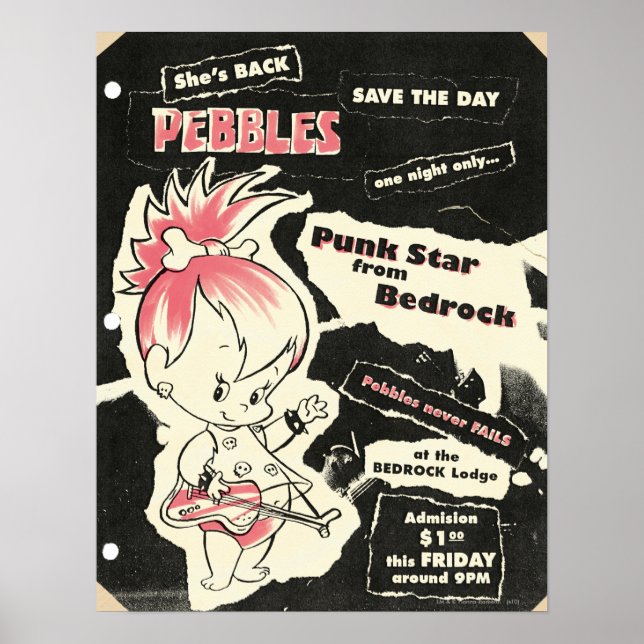Poster PEBBLES™ Punk Rock Legend (Devant)