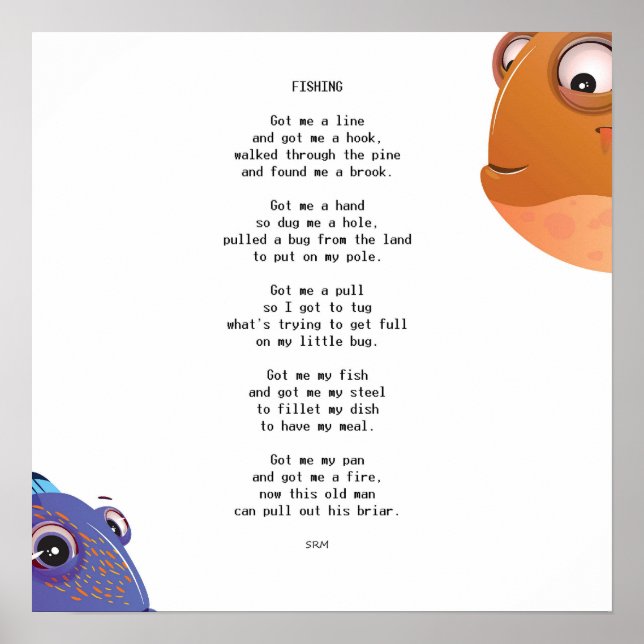 Poster Pêche (Devant)