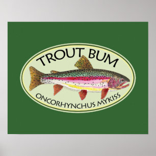 Poster Pêche à la truite