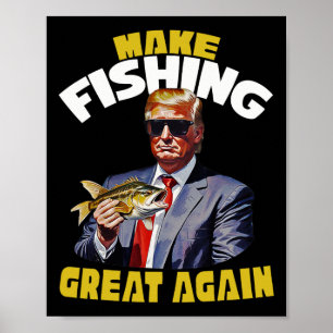 Poster Pêche à la truite Pêche Nouveauté Cadeau de pêcheu