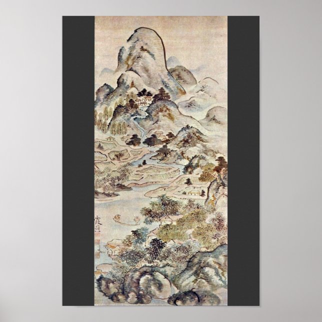 Poster Pêche Au Printemps Par Taiga Ikeno (Meilleure Qual (Devant)