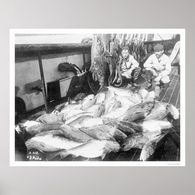 Poster Pêche En Alaska 1922 (Devant)