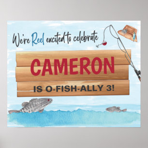 Poster Pêche Reel dans un certain plaisir, N'importe quel