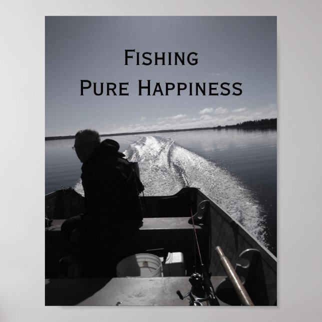 Poster - Pêcher le bonheur pur (Devant)