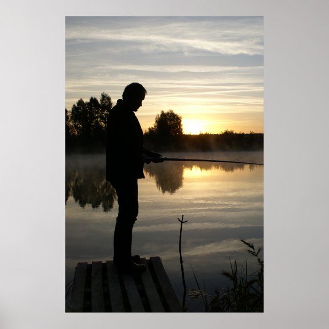 Poster pêcheur (Devant)