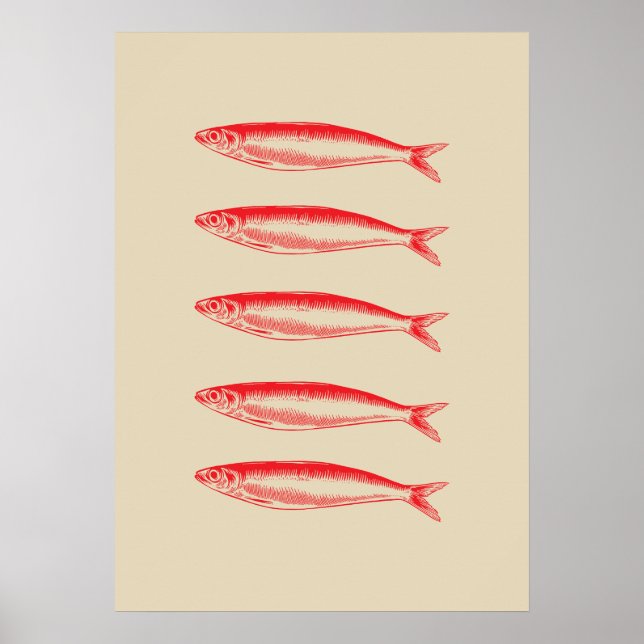 Poster Pêcheur de Sardines (Devant)