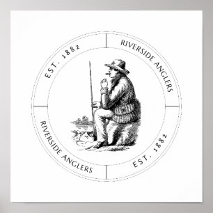Poster Pêcheurs de la Rivière