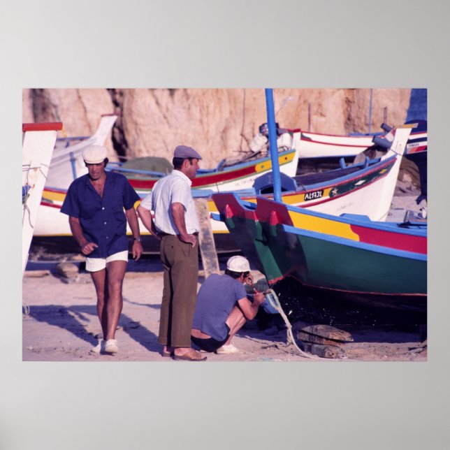 Poster Pêcheurs portugais (Devant)