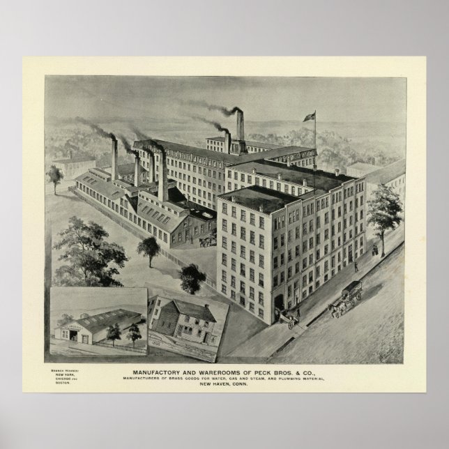 Poster Peck Bros & Co (Devant)