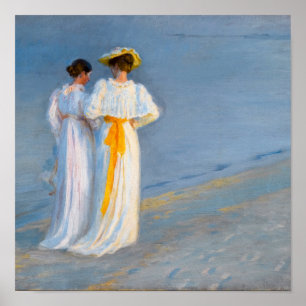 Poster Peder Severin Kroyer - Anna Ancher & Marie Kroyer
