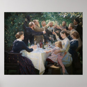Poster Peder Severin Kroyer - Hip, Hip, Hourra!