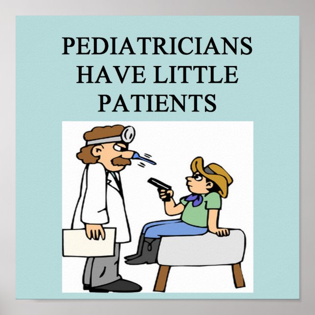 Poster pédiatre médecin conception (Devant)