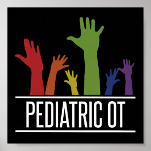 Poster Pediatric OT ergothérapeute OT Dons