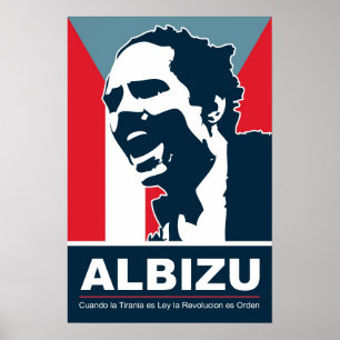 Poster Pedro Albizu Campos - Bandera