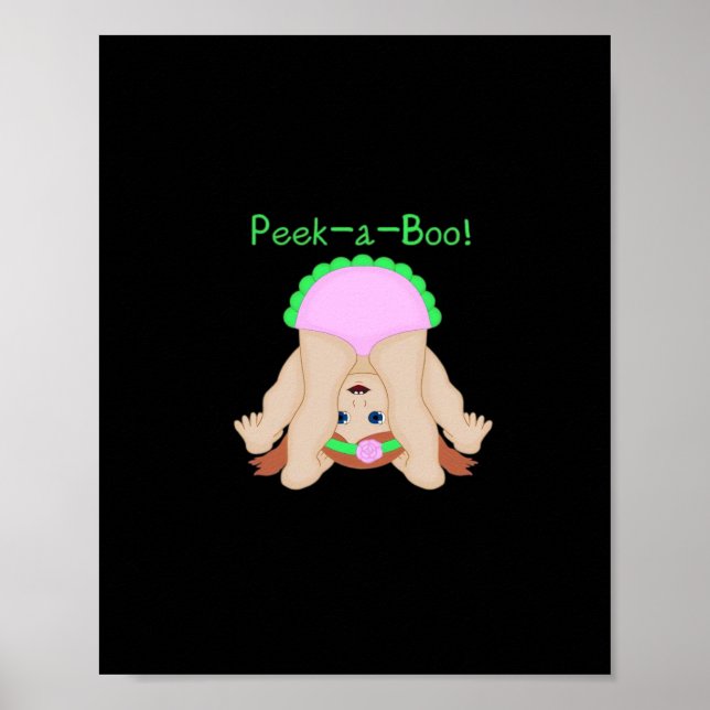 Poster Peekabo Pour Halloween (Devant)