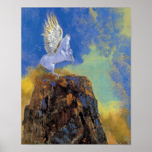 Poster Pégase d'Odilon Redon - Symbolisme de la mythologi