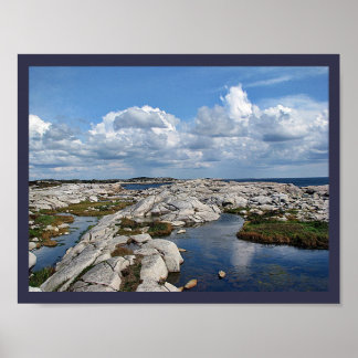 Poster Peggy's Cove, Nouvelle-Écosse Canada