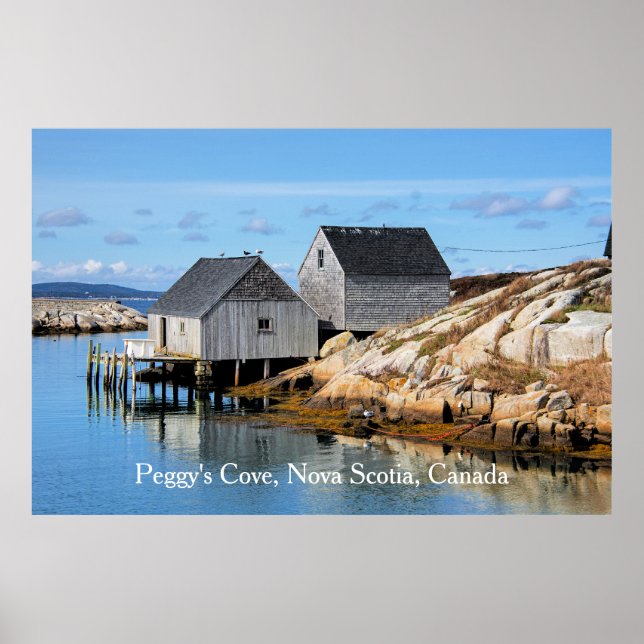 Poster Peggy's Cove, Nova Scotia, Canada (Devant)