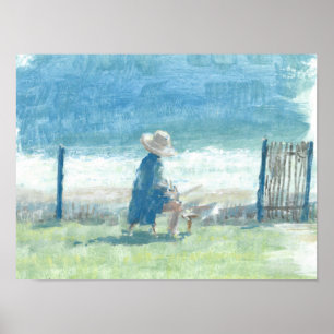 Poster Peindre la mer