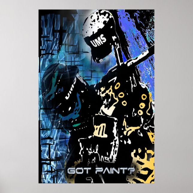 Poster Peintre de survie ultime (Devant)