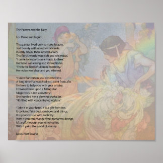 Poster Peintre et la Fée