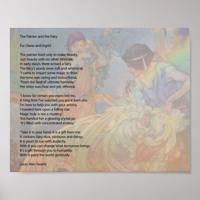 Poster Peintre et la Fée (Devant)