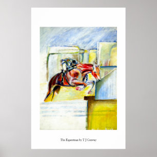 Poster peinture à cheval