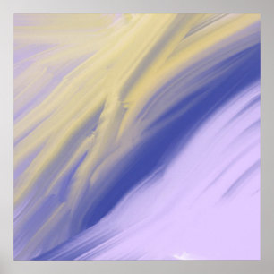 Poster Peinture à l'huile abstraite