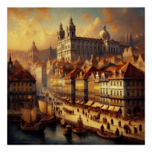 Poster Peinture à l'huile Renaissance