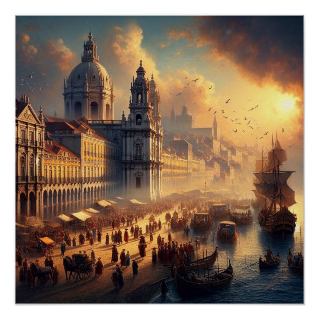 Poster Peinture à l'huile Renaissance (Devant)